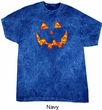 Halloween Jack O Lantern Skull Mineral Tie Dye Shirt