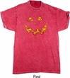 Halloween Jack O Lantern Skull Mineral Tie Dye Shirt