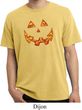 Halloween Jack O Lantern Skull Pigment Dyed Shirt