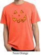 Halloween Jack O Lantern Skull Pigment Dyed Shirt
