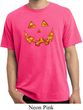 Halloween Jack O Lantern Skull Pigment Dyed Shirt