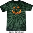 Halloween Jack O Lantern Skull Spider Tie Dye Shirt