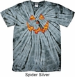 Halloween Jack O Lantern Skull Spider Tie Dye Shirt