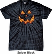 Halloween Jack O Lantern Skull Spider Tie Dye Shirt
