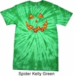 Halloween Jack O Lantern Skull Spider Tie Dye Shirt