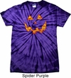 Halloween Jack O Lantern Skull Spider Tie Dye Shirt