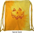 Halloween Jack O Lantern Skull Tie Dye Bag