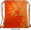 Halloween Jack O Lantern Skull Tie Dye Bag