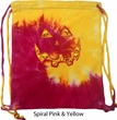 Halloween Jack O Lantern Skull Tie Dye Bag