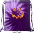 Halloween Jack O Lantern Skull Tie Dye Bag
