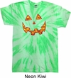 Halloween Jack O Lantern Skull Twist Tie Dye Shirt