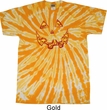 Halloween Jack O Lantern Skull Twist Tie Dye Shirt