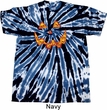 Halloween Jack O Lantern Skull Twist Tie Dye Shirt