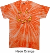 Halloween Jack O Lantern Skull Twist Tie Dye Shirt