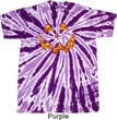 Halloween Jack O Lantern Skull Twist Tie Dye Shirt