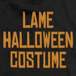 Halloween Lame Costume Shirts