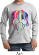 Halloween Melting Skull Kids Long Sleeve Shirt