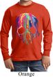 Halloween Melting Skull Kids Long Sleeve Shirt