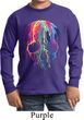 Halloween Melting Skull Kids Long Sleeve Shirt