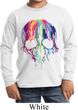 Halloween Melting Skull Kids Long Sleeve Shirt