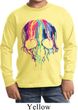 Halloween Melting Skull Kids Long Sleeve Shirt