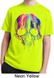 Halloween Melting Skull Kids Moisture Wicking Shirt
