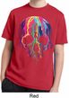 Halloween Melting Skull Kids Moisture Wicking Shirt
