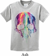 Halloween Melting Skull Kids Shirt