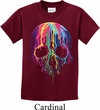 Halloween Melting Skull Kids Shirt