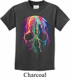 Halloween Melting Skull Kids Shirt