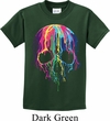 Halloween Melting Skull Kids Shirt