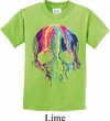 Halloween Melting Skull Kids Shirt