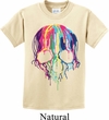 Halloween Melting Skull Kids Shirt