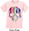 Halloween Melting Skull Kids Shirt