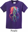 Halloween Melting Skull Kids Shirt