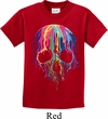 Halloween Melting Skull Kids Shirt
