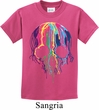 Halloween Melting Skull Kids Shirt
