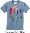 Halloween Melting Skull Kids Shirt