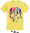 Halloween Melting Skull Kids Shirt