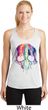 Halloween Melting Skull Ladies Dry Wicking Racerback Tank Top