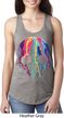 Halloween Melting Skull Ladies Ideal Tank Top