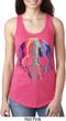 Halloween Melting Skull Ladies Ideal Tank Top
