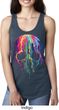 Halloween Melting Skull Ladies Ideal Tank Top