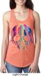 Halloween Melting Skull Ladies Ideal Tank Top