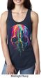 Halloween Melting Skull Ladies Ideal Tank Top