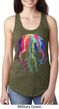 Halloween Melting Skull Ladies Ideal Tank Top