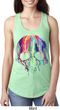 Halloween Melting Skull Ladies Ideal Tank Top