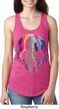 Halloween Melting Skull Ladies Ideal Tank Top