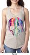 Halloween Melting Skull Ladies Ideal Tank Top