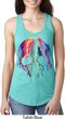 Halloween Melting Skull Ladies Ideal Tank Top